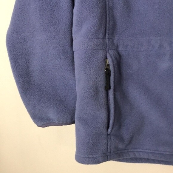 L.L. bean fleece zip up fall winter jacket with synch waist size medium - Picture 4 of 12